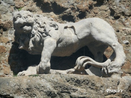Il Leone del Bernini, la copia
