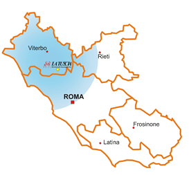 Francos, Cartina della Tuscia